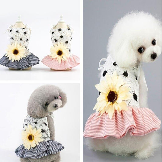 Cute Pet Dog Dresses Clothes