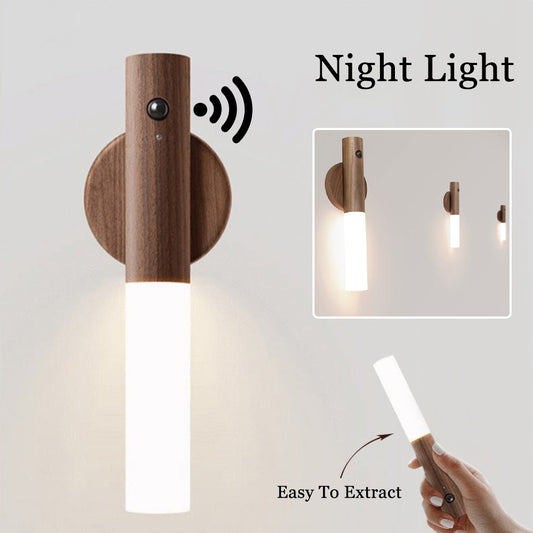 MAGNETIC WOODEN PORCH LIGHT