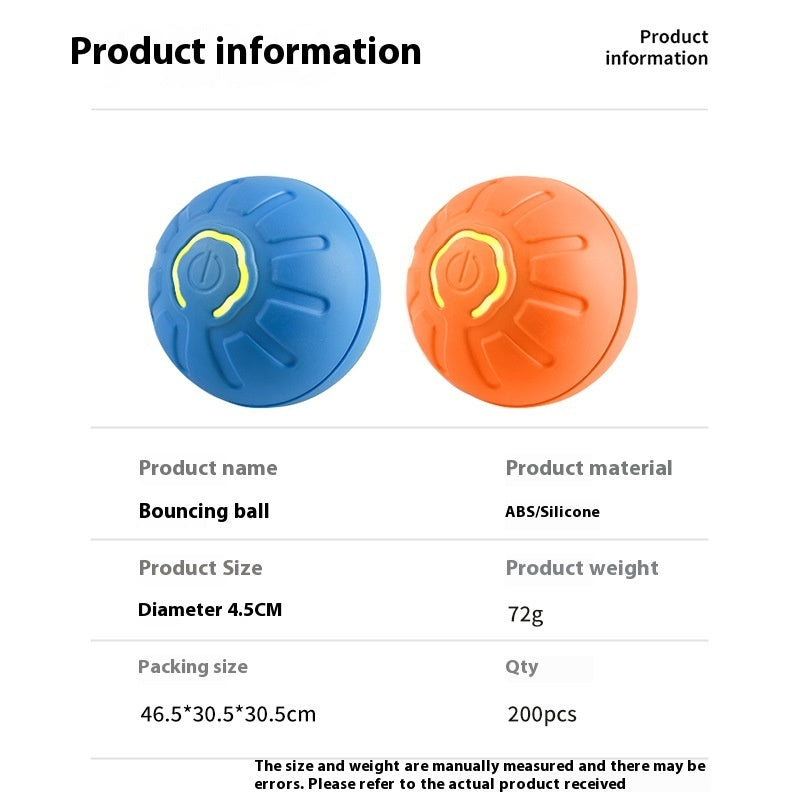 AI CONTROLLED BOUNCING  BALL  FOR YOUR PET